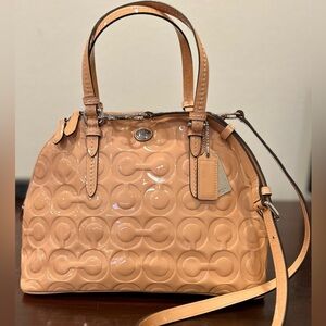 NWOT Coach Signature Patent Leather Mini Crossbody Bag